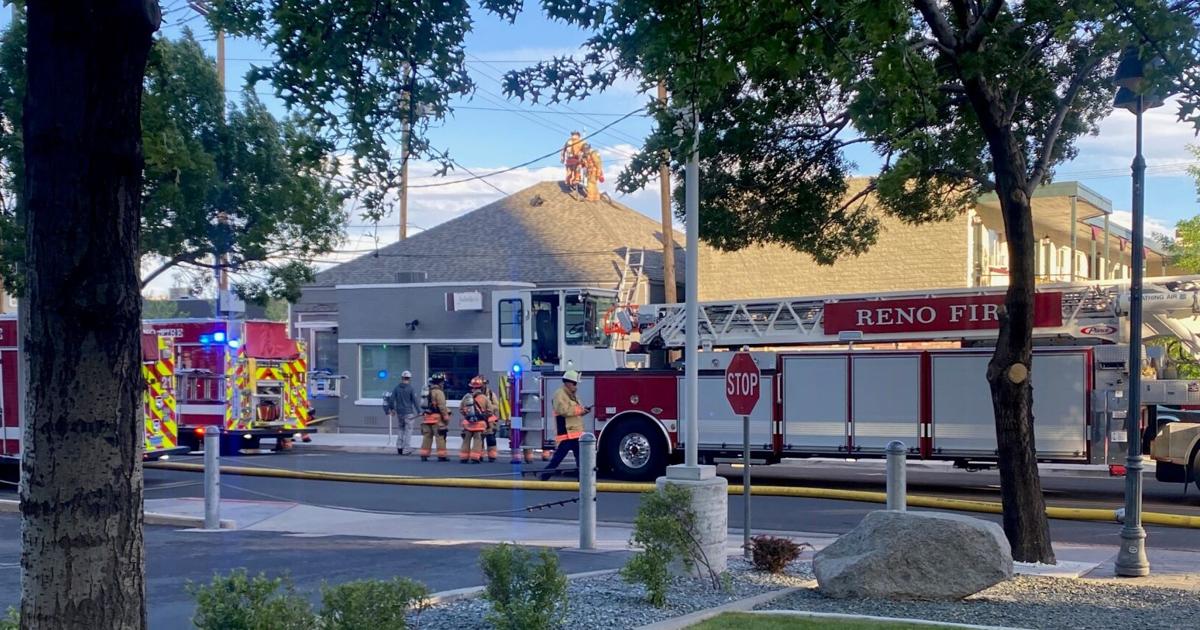 Perry Fire Reno Fire crews knock down fire near Virginia Street in Reno | Local News ...