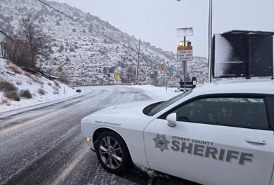 Snow tires or chains in Storey County