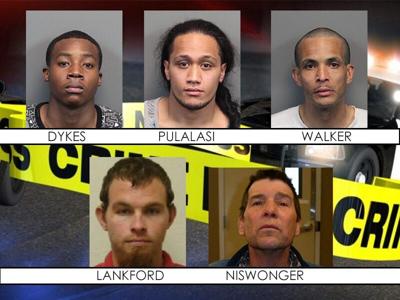 5 Parolees Still Sought by Parole & Probation From 2016