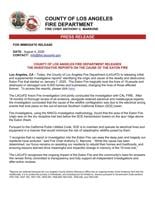 Eaton Fire cause