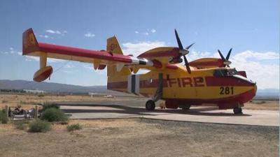 Super Scooper Plane Based in Minden This Fire Season
