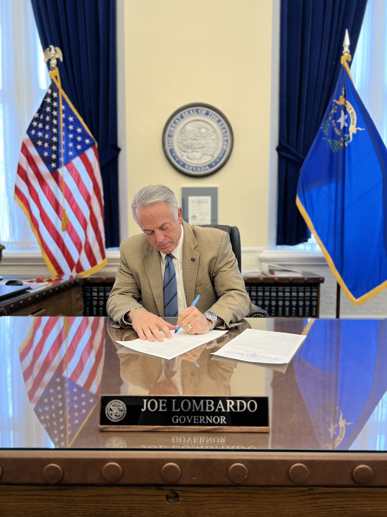 Governor Lombardo Signs First Two Executive Orders