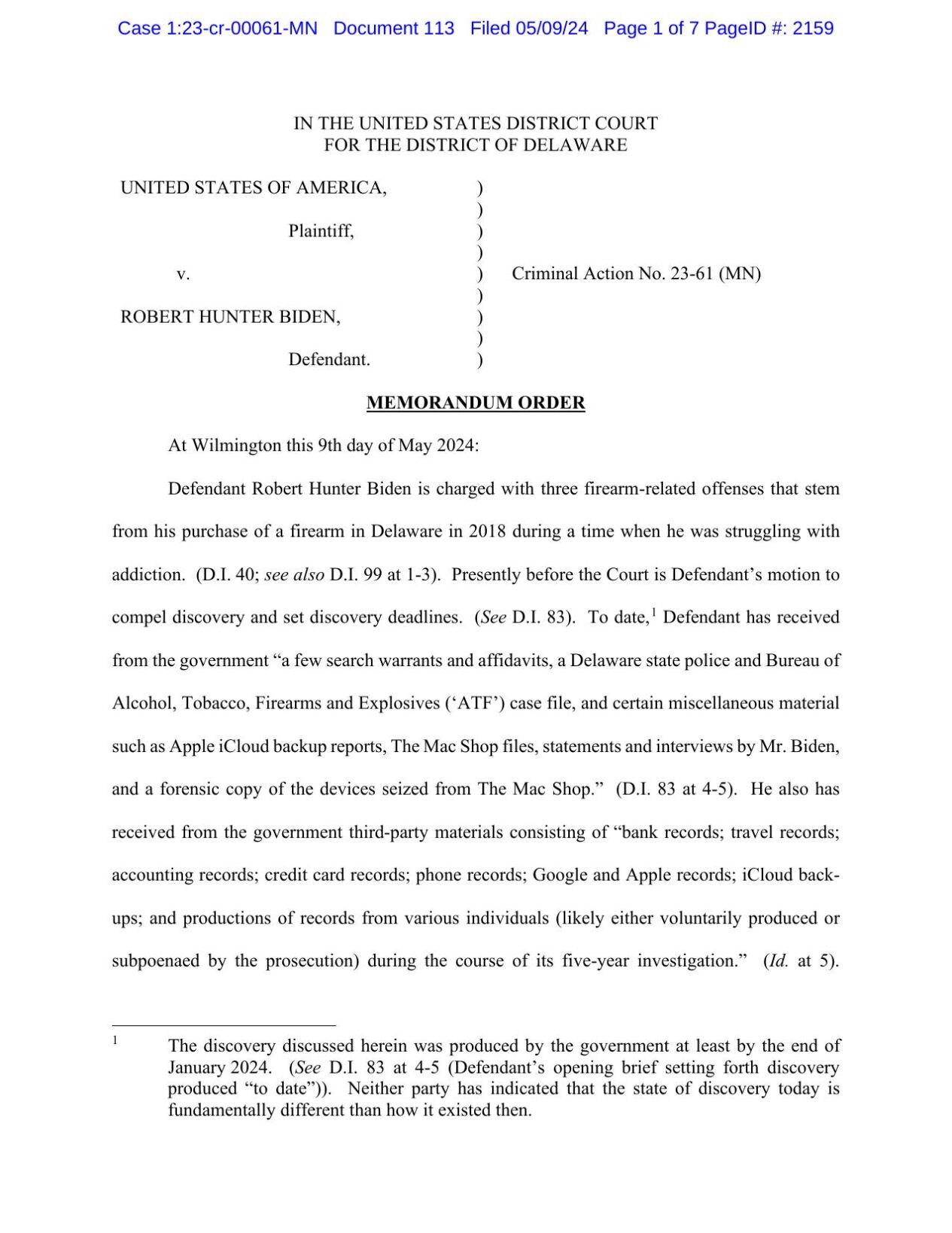 3rd Circuit Ruling on Hunter Biden