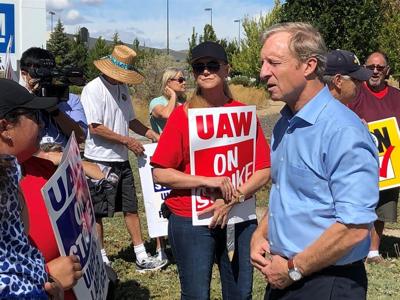 Steyer Campaigns in Reno