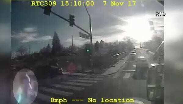 RTC Releases Dash Cam Video of Woman Hit By Bus Tuesday