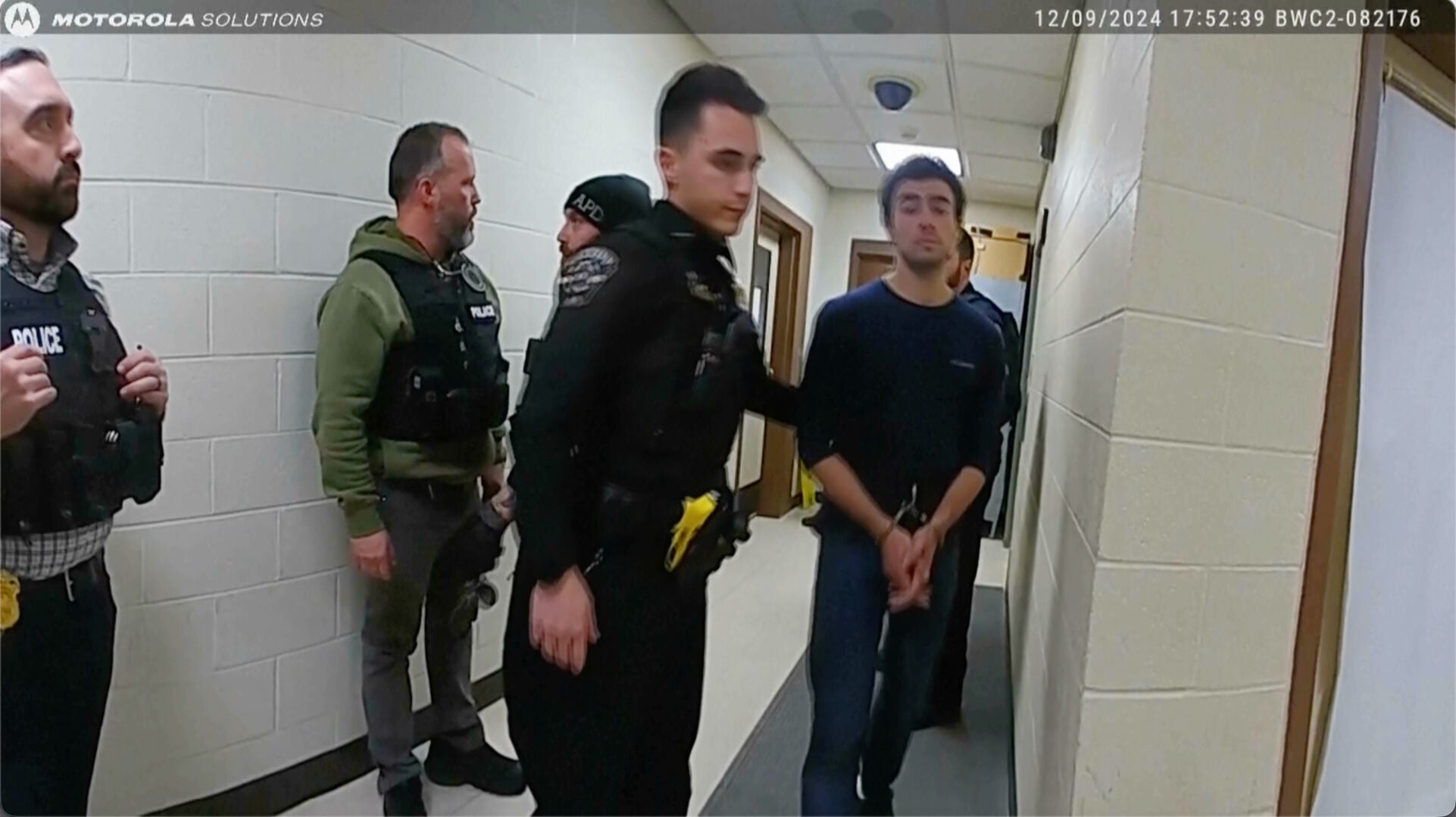 Mangione Arrest Bodycam