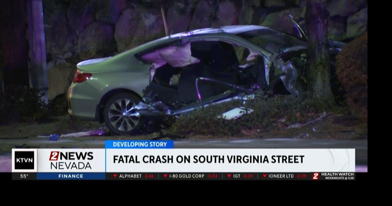 One dead after three-car crash closes S. Virginia in Reno | Local News ...