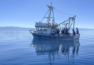 Lake Tahoe research boat