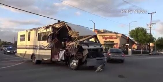 Woman Charged With Felonies in Wild RV Chase in Los Angeles | | 2news.com