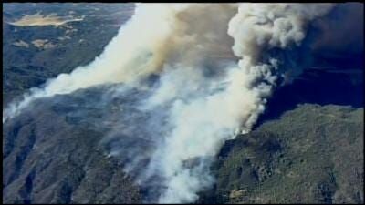 Crews Battle 2,500-Acre Wildfire in Napa County