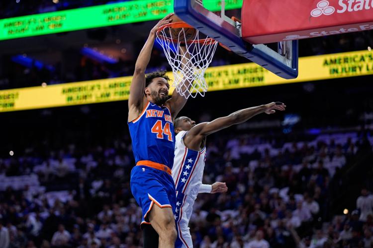 Knicks 76ers Basketball