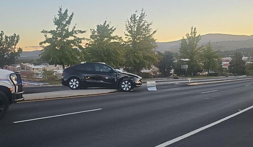 Disc Drive Tesla crash