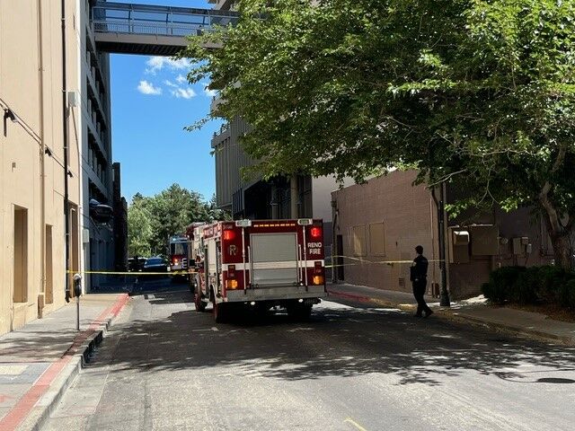 Roff and 1st car over ledge of parking garage