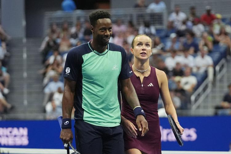 Top tennis stars team up for the U.S. Open mixed doubles tournament, in photos