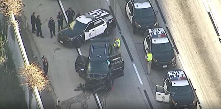 Stolen Hearse Carrying Casket Recovered After L.A. Freeway Chase