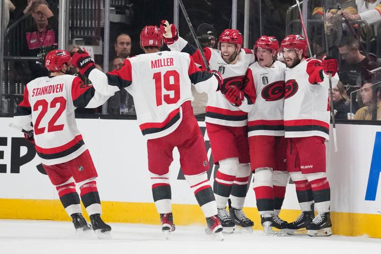 APTOPIX Stanley Cup Hurricanes Golden Knights Hockey