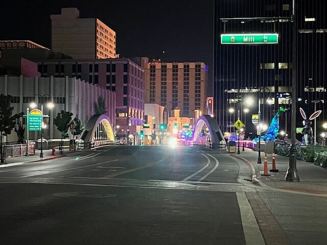 Virginia Street stabbing scene