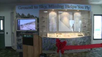 Mining Display Opens, Amid Challenges