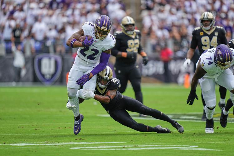 Saints Ravens Football