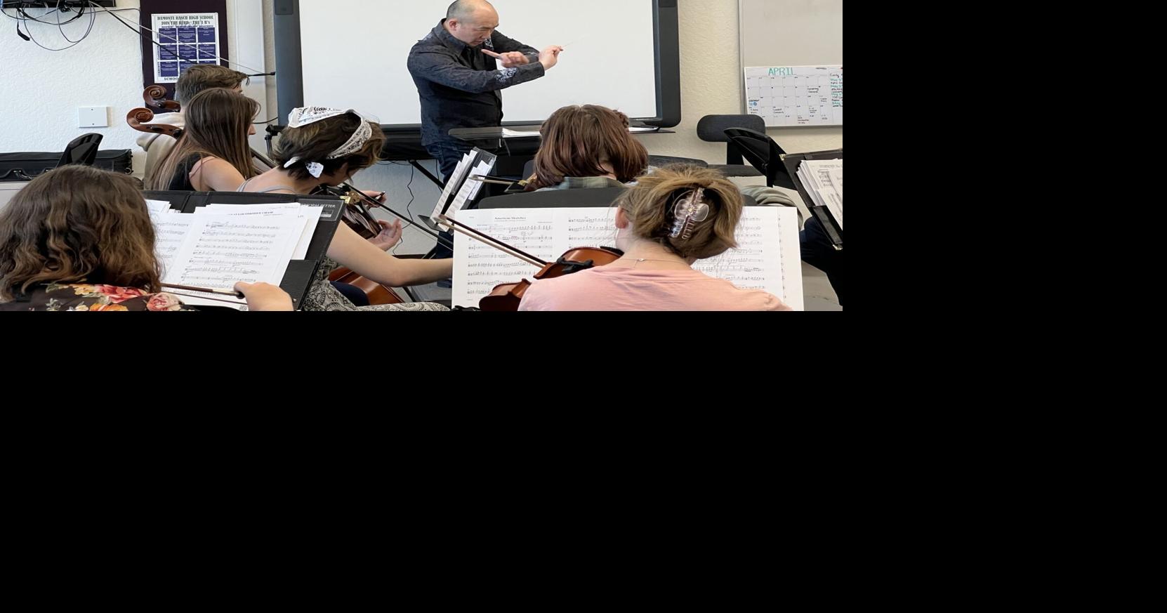 Reno Chamber Orchestra music director conducts music lessons at local ...