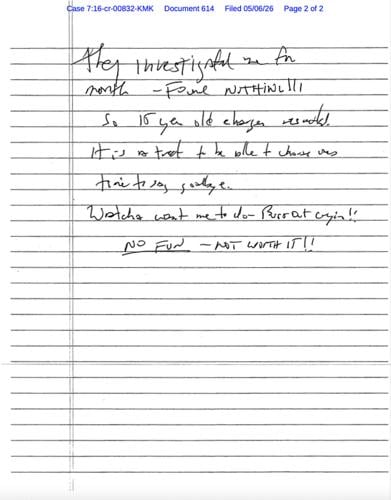 Epstein Note