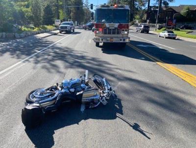 Motorcycle Crash On US-50 Near Elks Point Road Closes Lanes