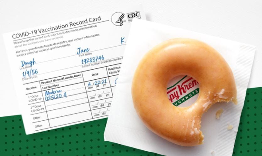 Krispy Kreme Calendar 2023 Krispy Kreme Offers Free Doughnuts To Vaccinated People | | 2News.com