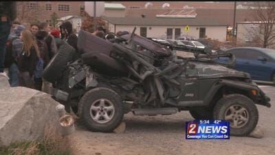 Mock Car Crash Discourages Distracted Driving