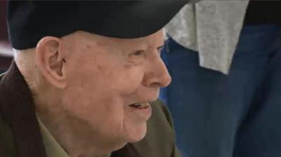 WWII Veteran Celebrates 100th Birthday at Carson City Senior Center