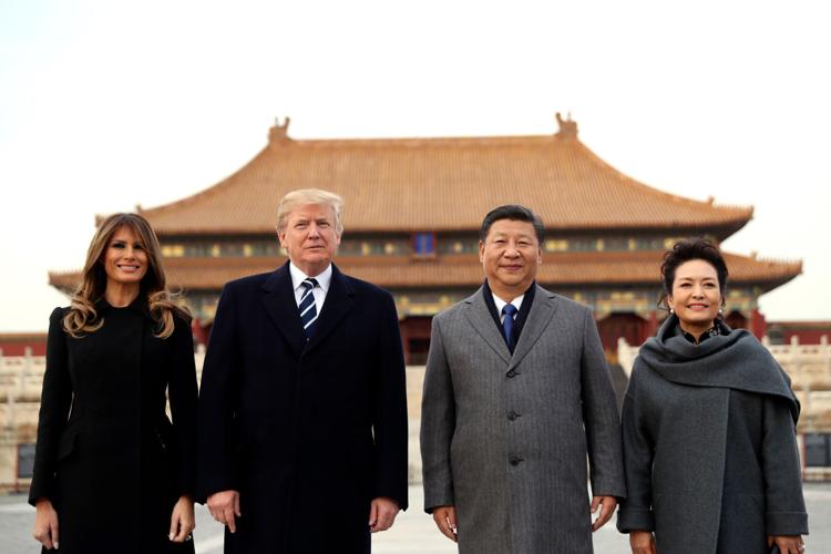 US Trump China Pomp
