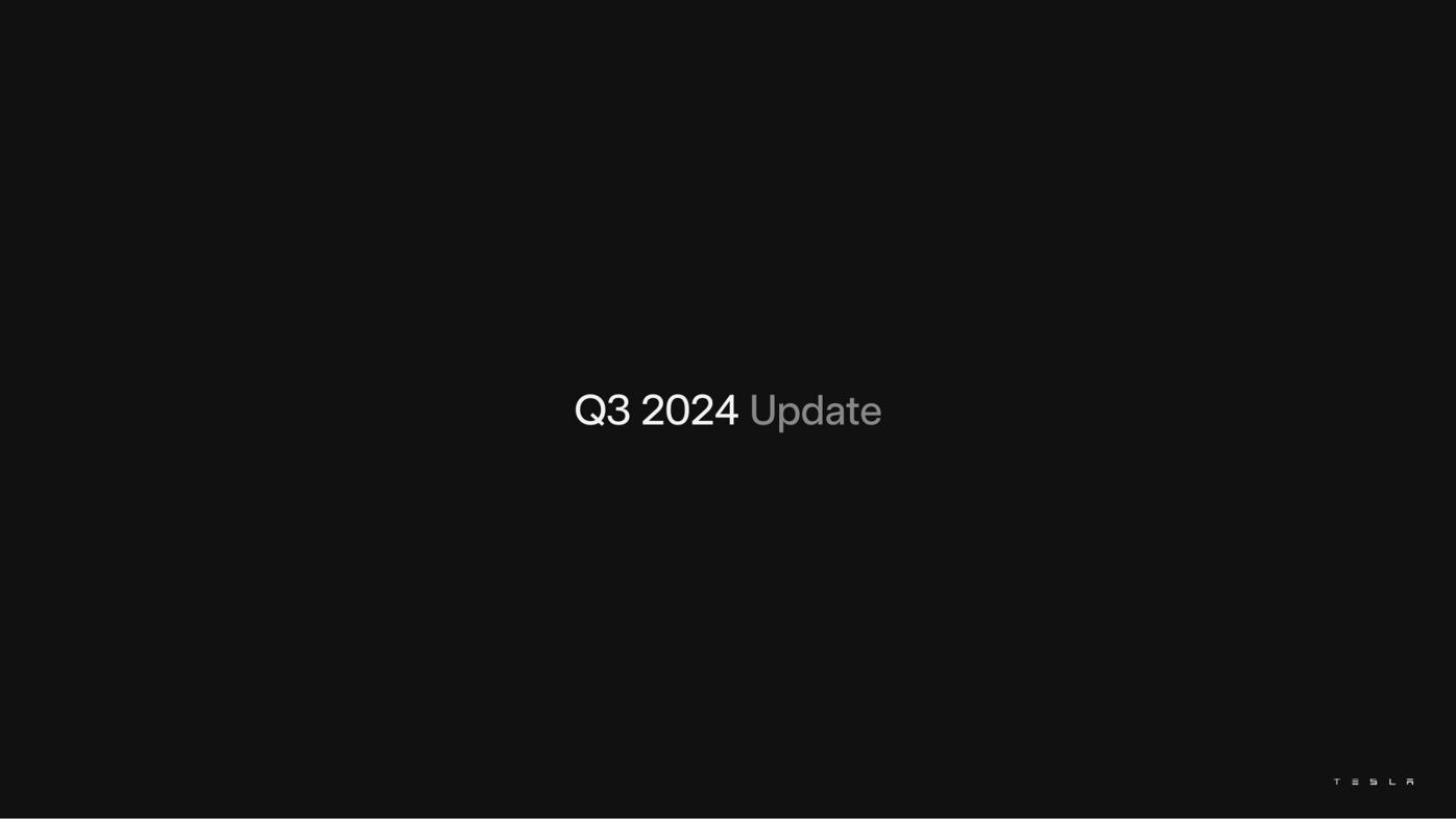 Tesla Q3 2024