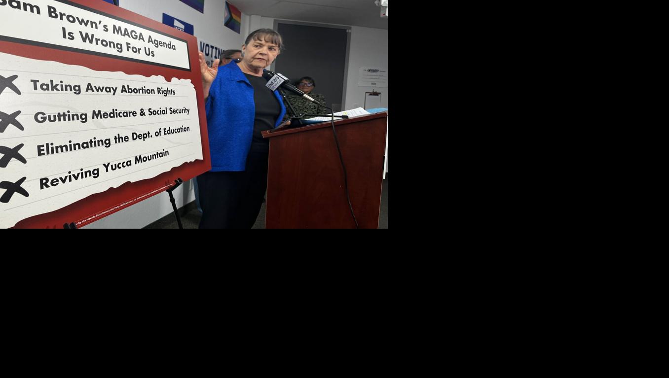 NVDems have curated campaign themes against senate candidate Sam Brown