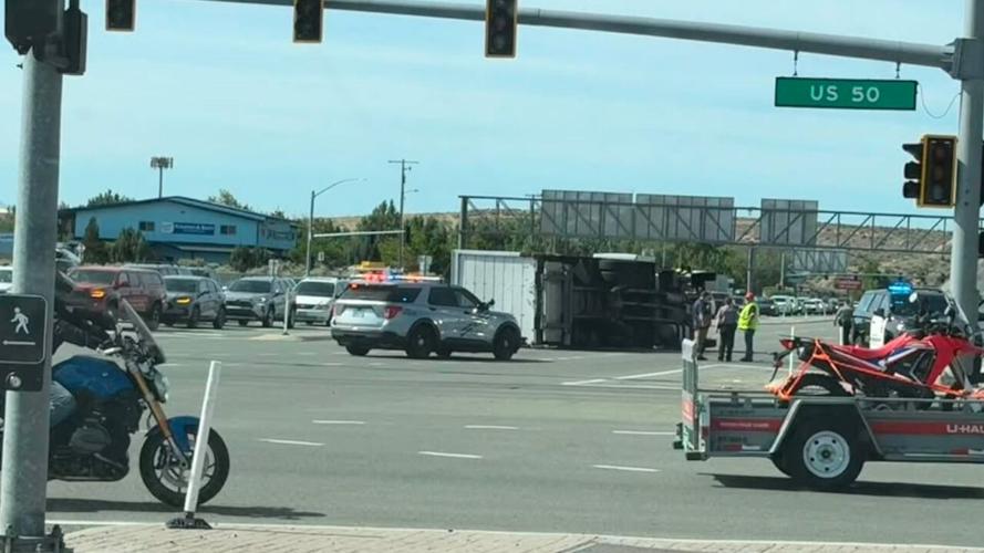 Crash at US 50 and US 395 - Viewer Submission Kevin Morton .jpg