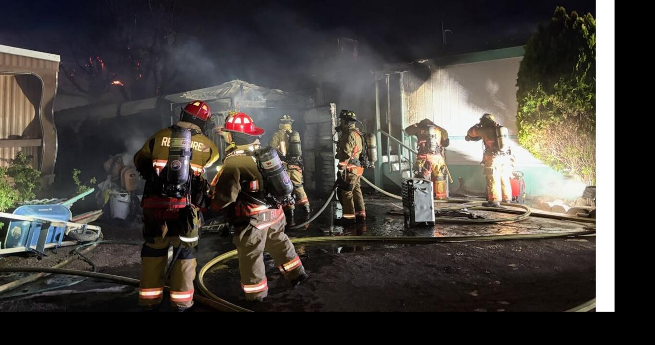 Early morning fire damages multiple structures at Reno Mobile Home Park ...