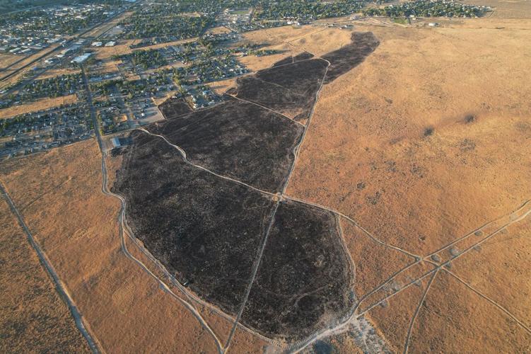 Aerial View - Bourbon Fire