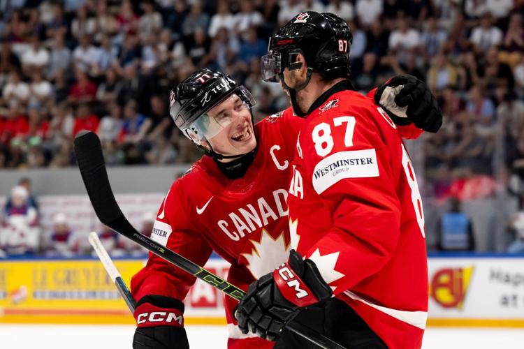 APTOPIX Switzerland World Championship Ice Hockey
