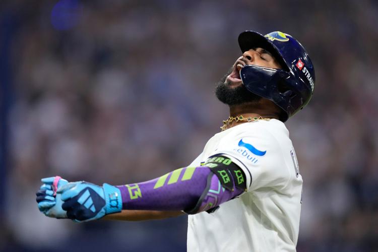 APTOPIX ALCS Guardians Rays Baseball