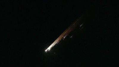 Experts Say Wednesday's Fireball Caused By Rocket Debris