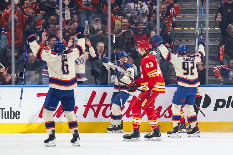Flames Oilers Hockey