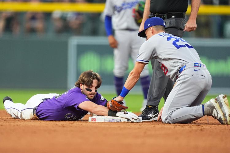 Dodgers Rockies Baseball