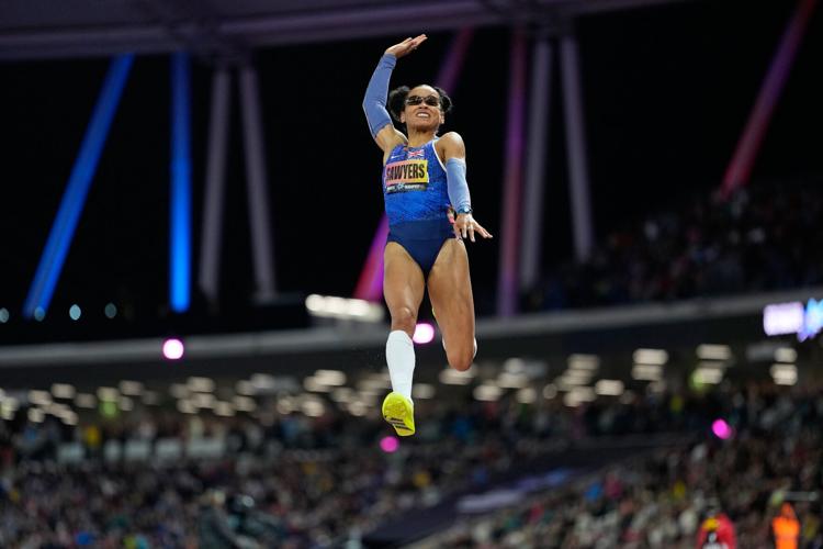Photos of top track and field athletes chasing $150K prizes at the Ultimate Championship