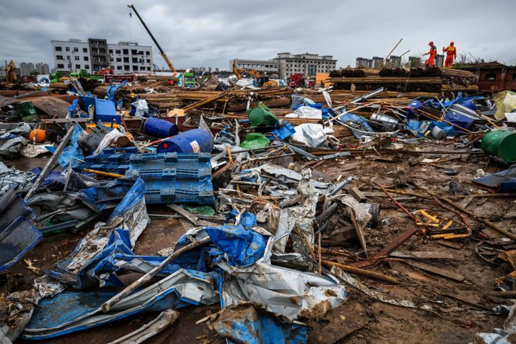 China Extreme Weather Asia Storms