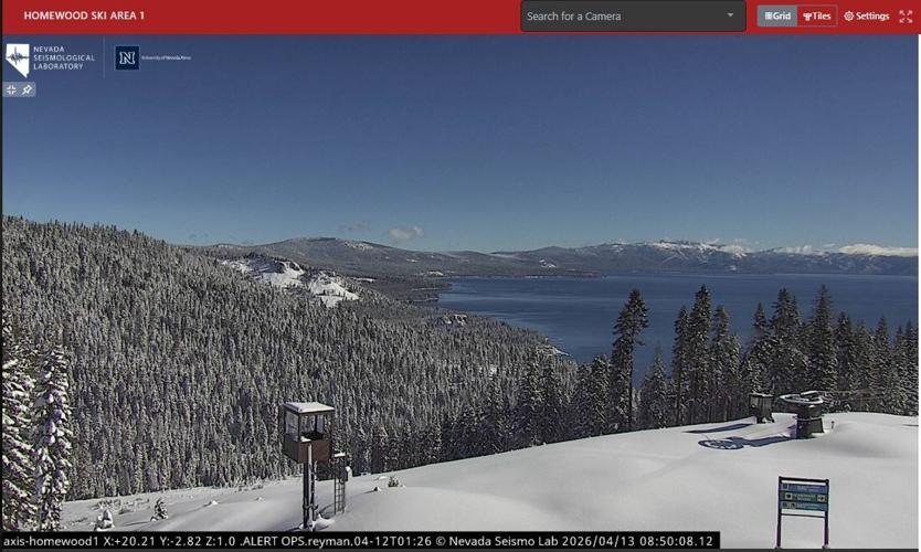 Homewood ski resort, April 13, 2026