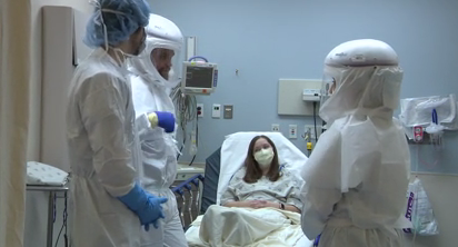 Health Professionals Train For Infectious Disease Outbreak