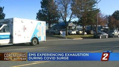 REMSA Paramedics Exhausted During COVID Surge
