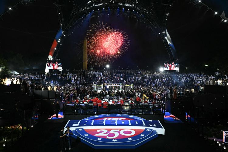 APTOPIX UFC Freedom 250 Trump