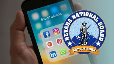 Social Media w NV Natl Guard Logo