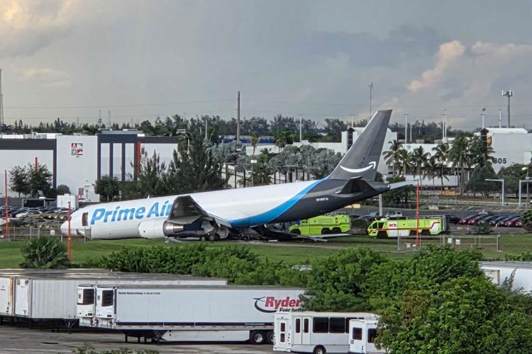 Amazon Plane Overruns Runway