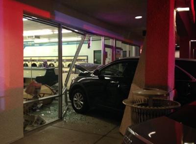 Teenager Causes Car Crash into Laundromat