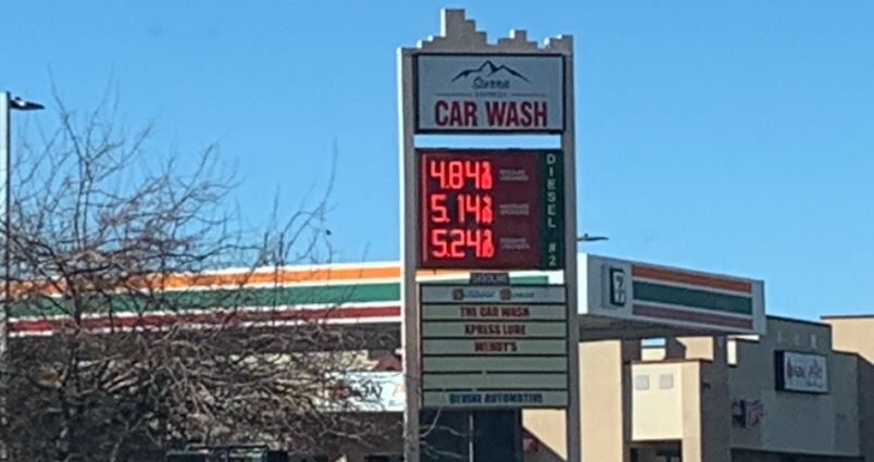 gas prices, March 7
